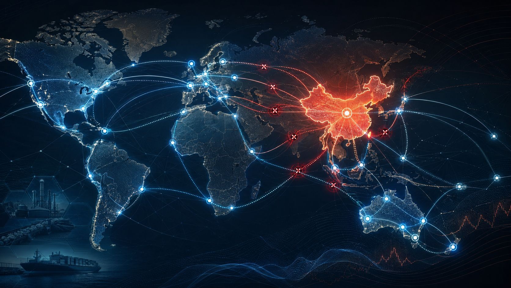 Global concentration of critical metals supply
